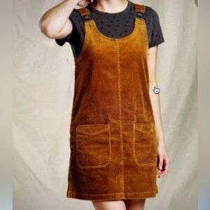 Toad&Co. Mustard Corduroy Dress